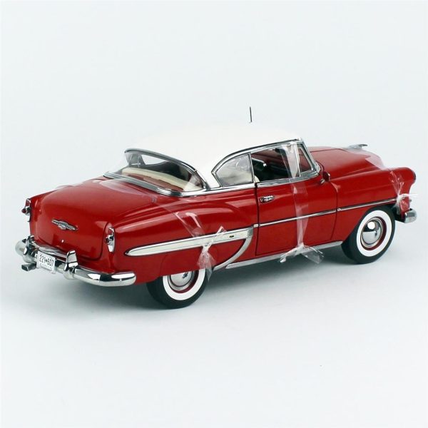 1/18 1953 Chevrolet Bel Air Hard Top Coupe Kırmızı Diecast Araba, Sunstar 1607 - Görsel 4