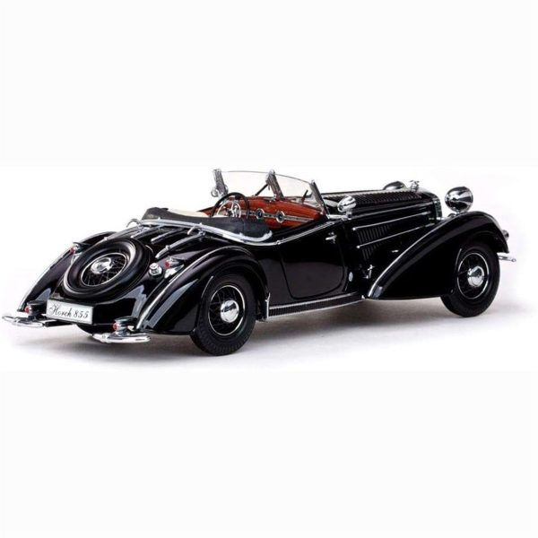 1/18 1939 Horch 855 Roadster Siyah Diecast Araba, Sunstar 2401 - Görsel 2