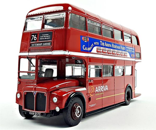 1/24 1986 Routemaster Arriva Kırmızı Diecast Otobüs Modeli, Sunstar 2941