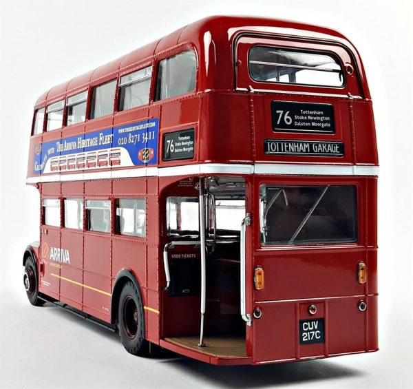1/24 1986 Routemaster Arriva Kırmızı Diecast Otobüs Modeli, Sunstar 2941 - Görsel 3
