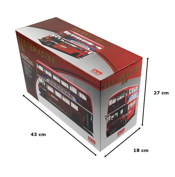 1/24 1986 Routemaster Arriva Kırmızı Diecast Otobüs Modeli, Sunstar 2941 - Görsel 5