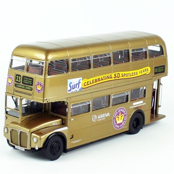 1/24 1986 Routemaster 50.Yıl Altın rengi Diecast Araba, Sunstar 2942 - Görsel 2