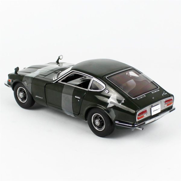1/18 1970 Fairlady Z (S30) Koyu Yeşil Diecast Ralli Araba Modeli, Sunstar 3514R - Görsel 3