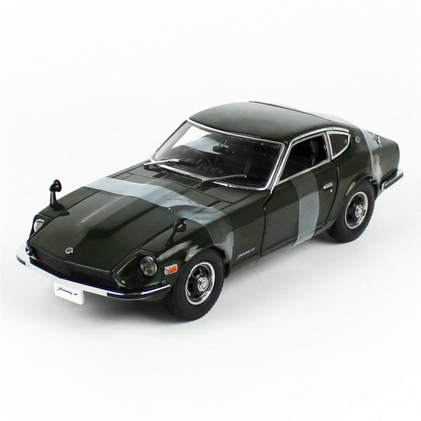 1/18 1970 Fairlady Z (S30) Koyu Yeşil Diecast Ralli Araba Modeli, Sunstar 3514R - Görsel 2