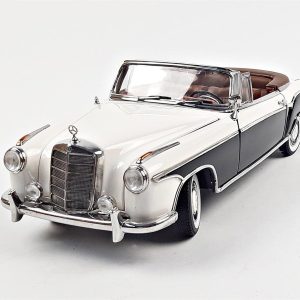 1/18 1958 Mercedes Benz 220SE Open Convertible Siyah/Bej Diecast Araba, Sunstar 3576