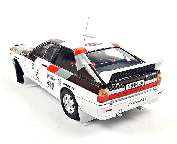 1/18 Audi Quattro A2 H.Mikkola/A.Hertz Winner Rally Argentina 1983 Diecast Araba, Sunstar 4250 - Görsel 3