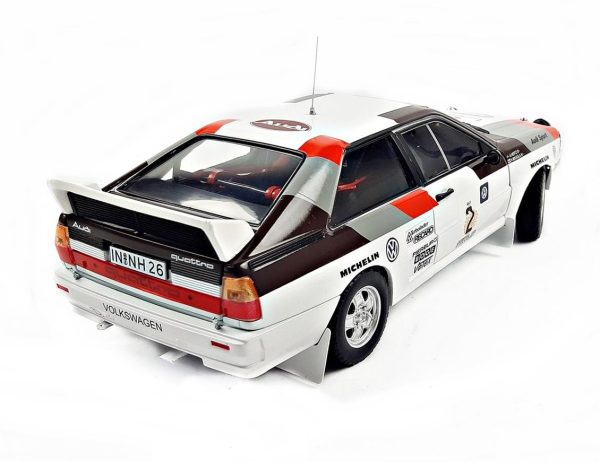 1/18 Audi Quattro A2 H.Mikkola/A.Hertz Winner Rally Argentina 1983 Diecast Araba, Sunstar 4250 - Görsel 4