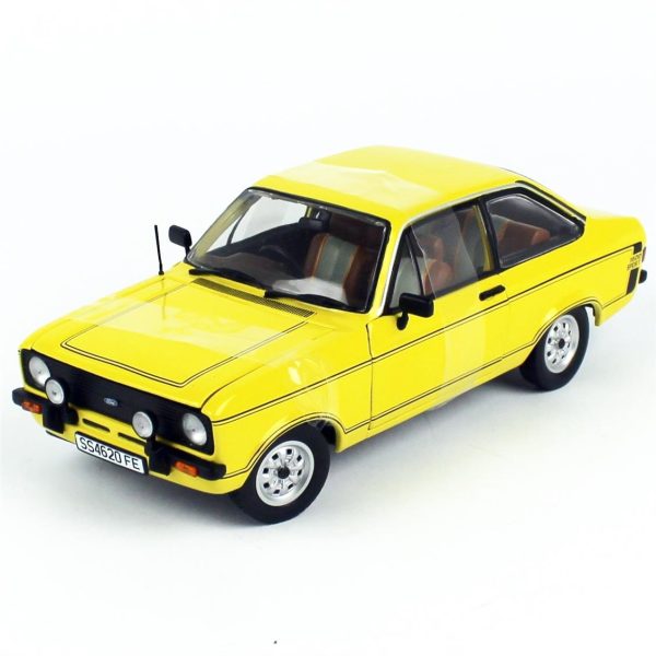 1/18 1975 Ford Escort MKII Sport Sarı Diecast Ralli Araba Modeli, Sunstar 4620R - Görsel 2