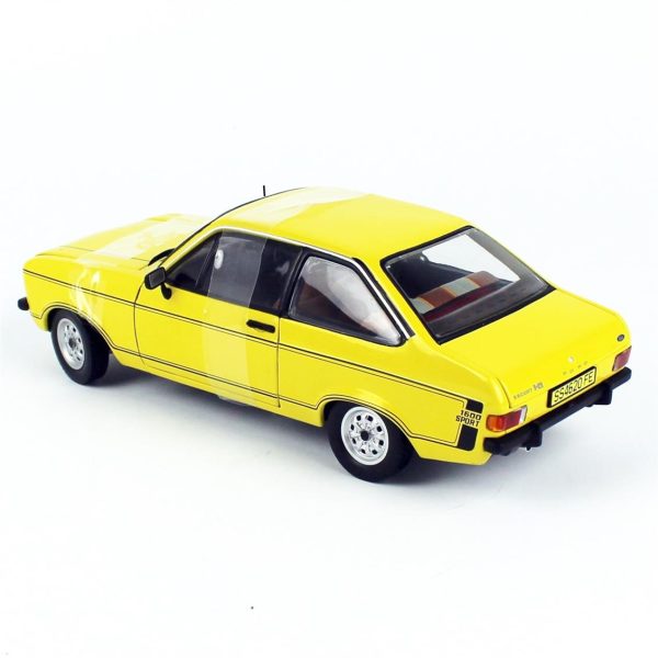 1/18 1975 Ford Escort MKII Sport Sarı Diecast Ralli Araba Modeli, Sunstar 4620R - Görsel 3