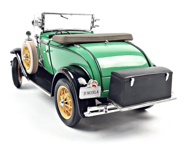 1/18 1931 Ford Model A Pickup Yeşil Diecast Kamyonet Modeli, Sunstar 6127 - Görsel 4