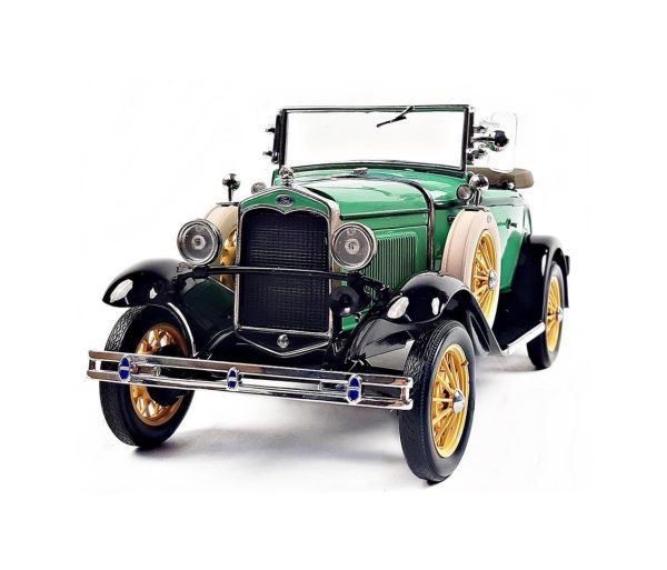 1/18 1931 Ford Model A Pickup Yeşil Diecast Kamyonet Modeli, Sunstar 6127