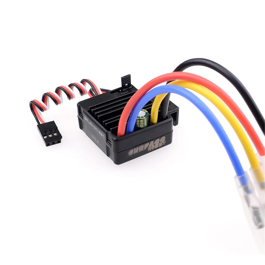 60A Fırçalı Motor İçin Hız Kontrol ESC Ünitesi, Surpass KS-200001-01 - Görsel 3