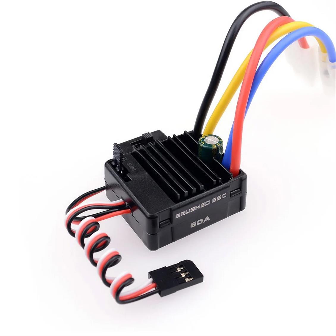 60A Fırçalı Motor İçin Hız Kontrol ESC Ünitesi, Surpass KS-200001-01 - Görsel 2