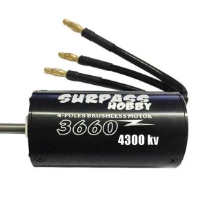 3660 Rocket 4300KV SensörsüzSu Geçirmez Fırçasız Motor, Surpass SP-036600-21