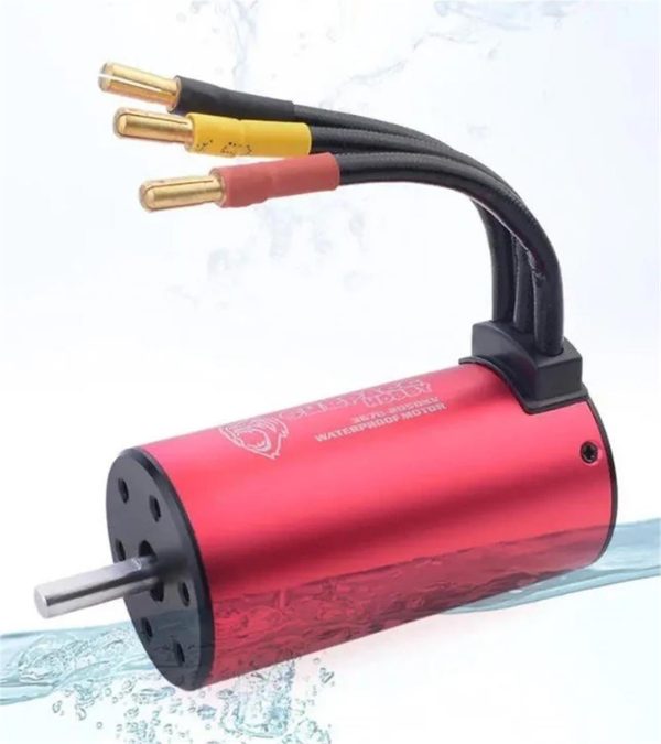 3670 Rocket 3050KV SensörsüzSu Geçirmez Fırçasız Motor, Surpass SP-036700-21 - Görsel 2