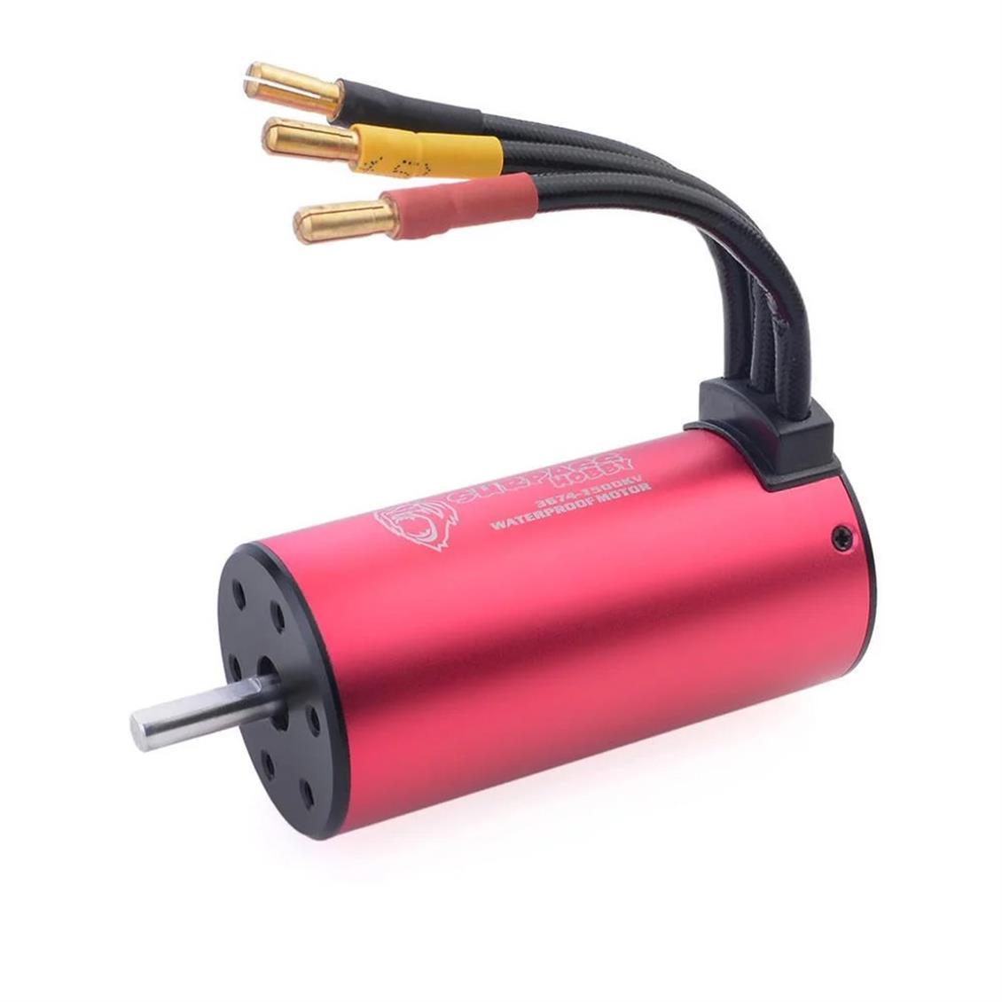 3674 Fırçasız 2250KV MotorMotor Soğutucu ve 120A Hız Kontrol Su Geçirmez Kombo Set, Surpass SP-236740-01 - Görsel 2