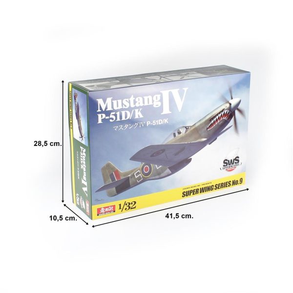 1/32 Mustang IV Savaş Uçağı Maketi, SWS 3209 - Görsel 5