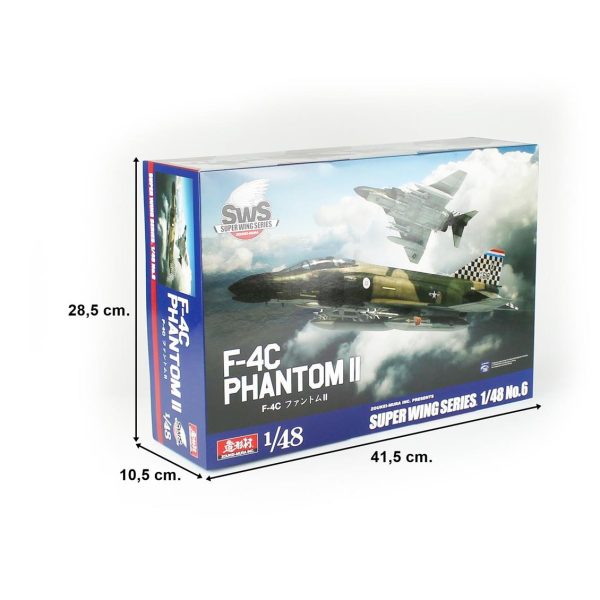 1/48 F-4C Phantom II Savaş Uçağı Maketi, SWS 4806 - Görsel 5