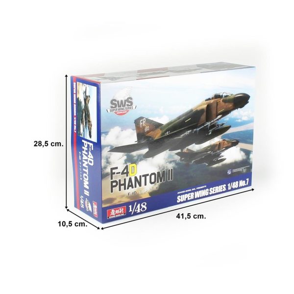 1/48 F-4D Phantom II Savaş Uçağı Maketi, SWS 4807 - Görsel 5