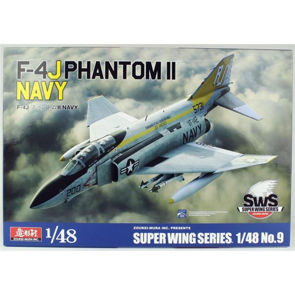 1/48 F-4J Phantom II (Navy) Savaş Uçağı Maketi, SWS 4809