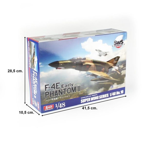 1/48 F-4E Early Phantom II Savaş Uçağı Maketi, SWS 4810 - Görsel 5