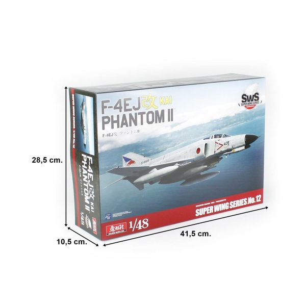 1/48 F-4EJ Kai Phantom II Savaş Uçağı Maketi, SWS 4812 - Görsel 5