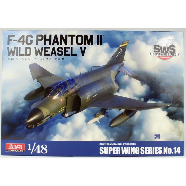 1/48 F-4G Phantom II (Wild Weasel V) Savaş Uçağı Maketi, SWS 4814