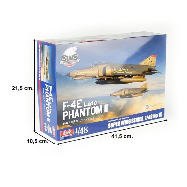 1/48 F-4E Late Phantom II Savaş Uçağı Maketi, SWS 4815 - Görsel 5