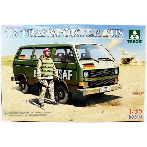 1/35 VW T3 Transporter Minibüs ve Figür Maketi, Takom 2013