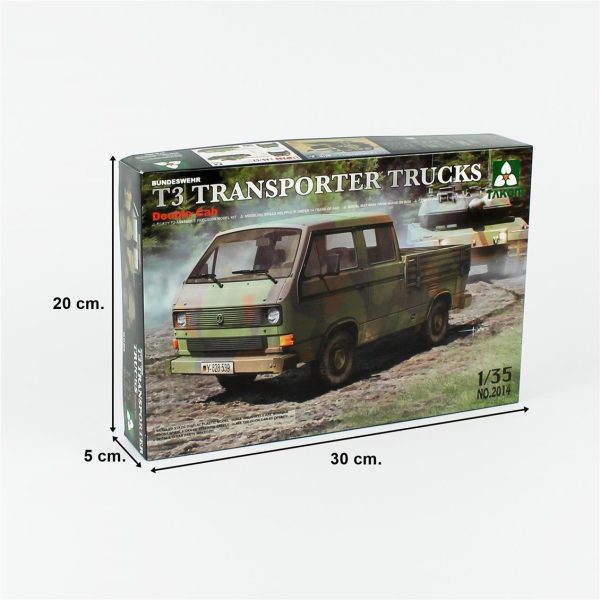 1/35 VW T3 Çift Kabinli Kamyonet Maketi, Takom 2014 - Görsel 3