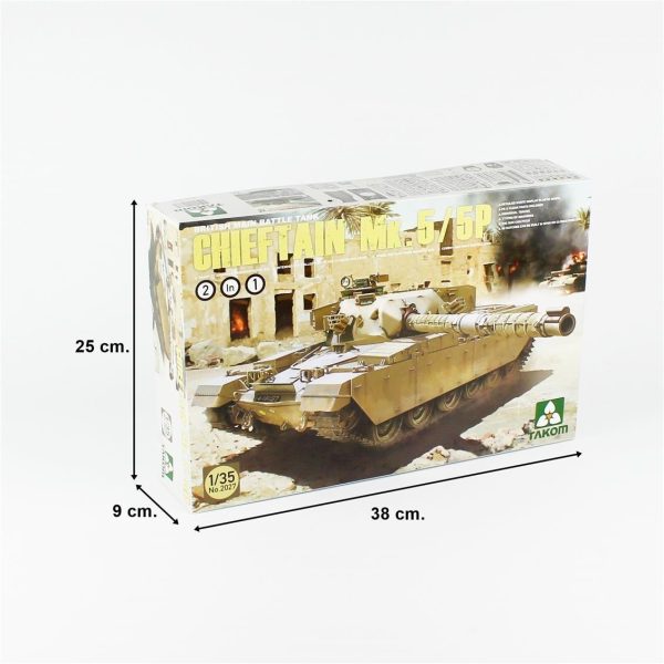 1/35 İngiliz Ana Muharebe Tankı Chieftain Mk.5/P (2 in 1) Maketi, Takom 2027 - Görsel 5