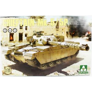 1/35 İngiliz Ana Muharebe Tankı Chieftain Mk.5/P (2 in 1) Maketi, Takom 2027