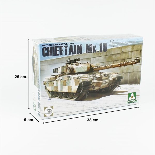 1/35 İngiliz Ana Muharebe Tankı Chieftain Mk.10 Maketi, Takom 2028 - Görsel 5
