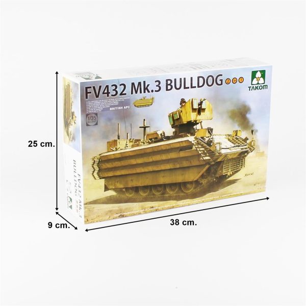 1/35 İngiliz APC FV432 Mk.3 Bulldog Tankı (2 in 1) Maketi, Takom 2067 - Görsel 5
