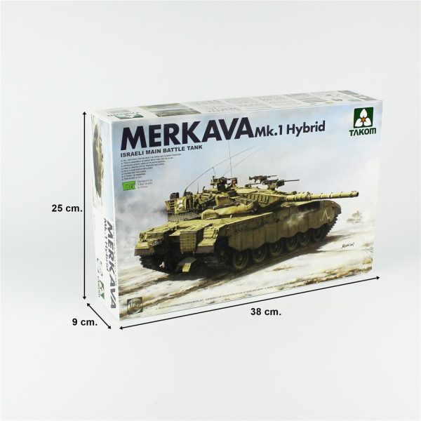 1/35 İsrail Ana Muharebe Tankı Merkava 1 Hibrit Maketi, Takom 2079 - Görsel 5