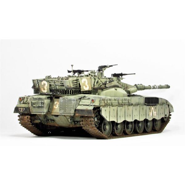 1/35 İsrail Ana Muharebe Tankı Merkava 1 Hibrit Maketi, Takom 2079 - Görsel 3
