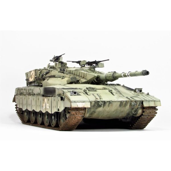 1/35 İsrail Ana Muharebe Tankı Merkava 1 Hibrit Maketi, Takom 2079 - Görsel 2