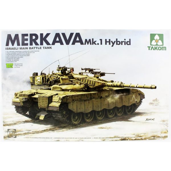 1/35 İsrail Ana Muharebe Tankı Merkava 1 Hibrit Maketi, Takom 2079