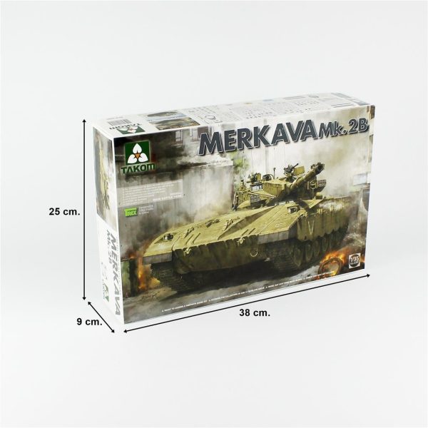 1/35 Merkava Mk.2b İsrail Ana Muharebe Tank Maketi, Takom 2080 - Görsel 5