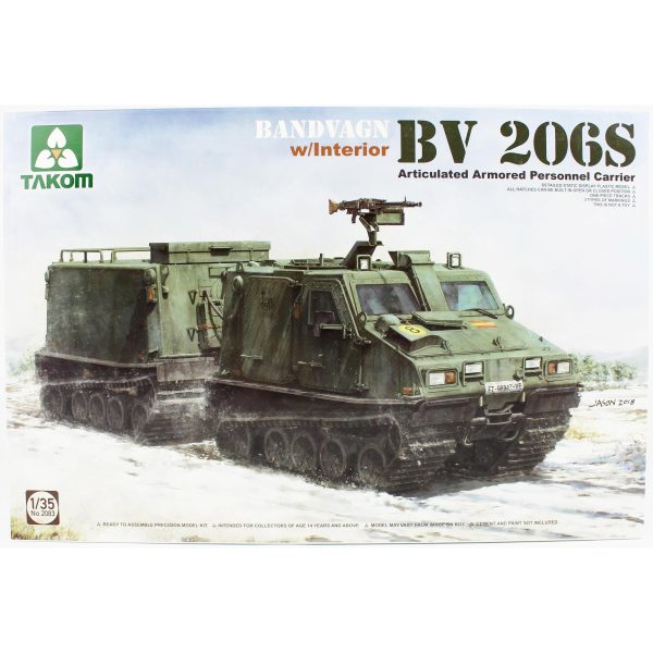 1/35 Bandvagn Bv 206S Römorklu Maketi, Takom 2083