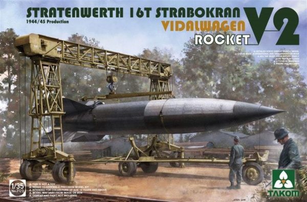 1/35 V-2 Roketi ve Bakım Vinci Maketi, Takom 2123