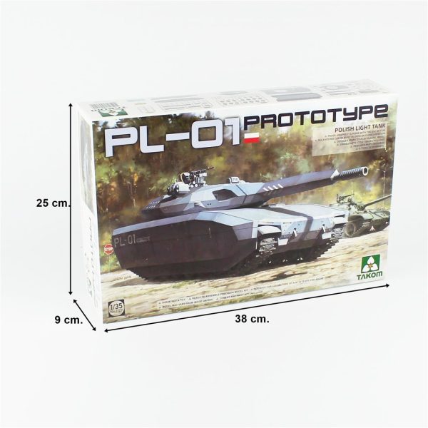 1/35 Polonya Yeni Nesil Prototip Tankı PL-01 Maketi, Takom 2127 - Görsel 5