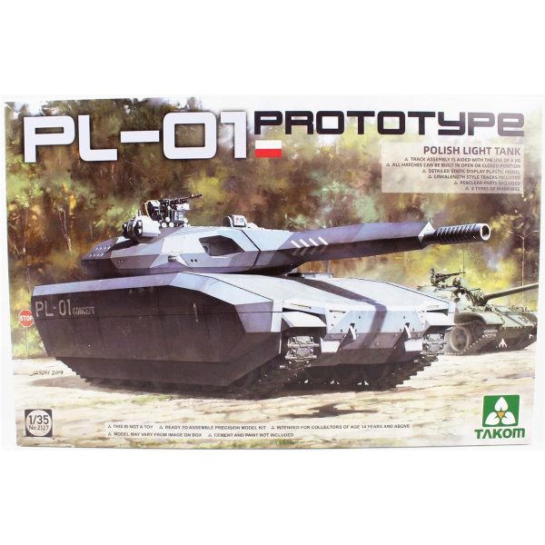 1/35 Polonya Yeni Nesil Prototip Tankı PL-01 Maketi, Takom 2127