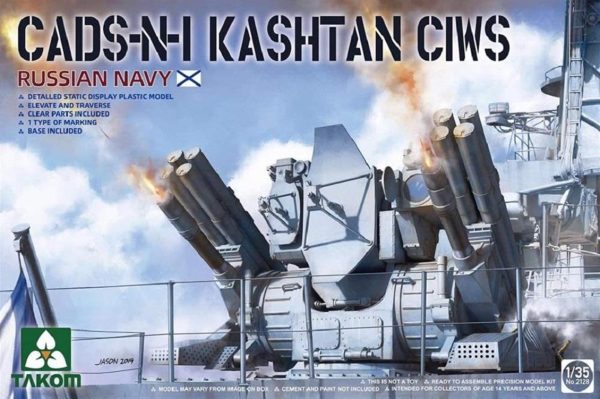 1/35 Rus Donanması CADS-N1 Kashtan Hava Savunma Sistemi Maketi, Takom 2128
