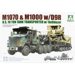 1/72 Amerikan D9R Dozeri ve M1070 Taşıyıcı Maketi, Takom 5002