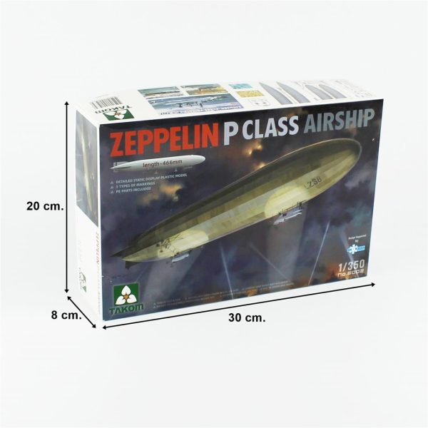 1/350 P Sınıfı Zeplin Maketi, Takom 6002 - Görsel 5