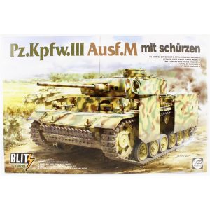 1/35 Alman Orta Tankı Schürzen Zırhlı Panzer III (Versiyon M) Maketi, Takom 8002