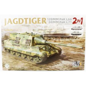 1/35 JAGDTIGER 128MM Pak L66 Tankı (2 in 1) Maketi, Takom 8008