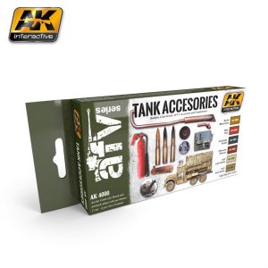 Tank Aksesuarları Maket Boyası Seti, AK Interactive 4000