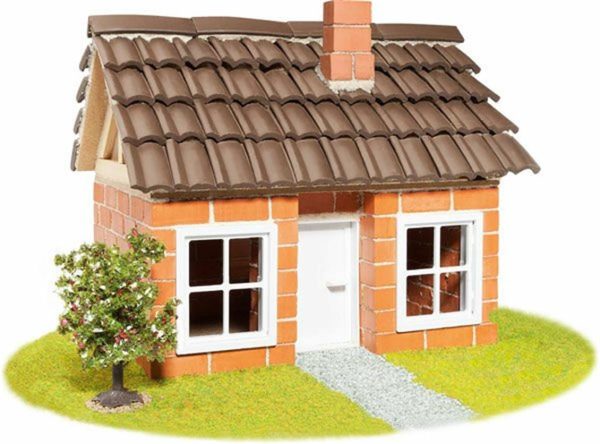 Ahşap Çatılı Ev Tuğla Maketi, Teifoc 4300 - Görsel 2